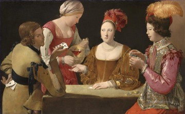 Georges de La Tour Painting - Cheater with the Ace of Diamond candlelight Georges de La Tour